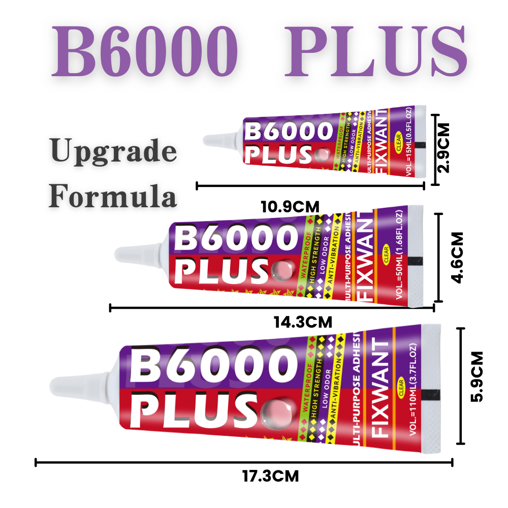 B6000 PLUS 15/50/110ML Clear C - đánh giá và giá Contact Cement Glue