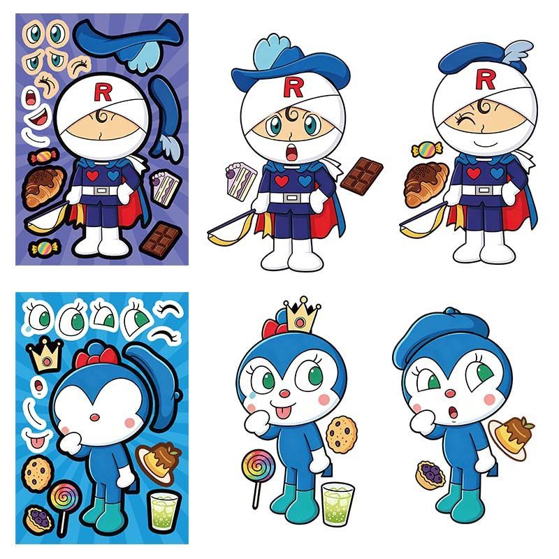 Anpanman collage stickers, cut - đánh giá và giá Cosplay Prop Diy