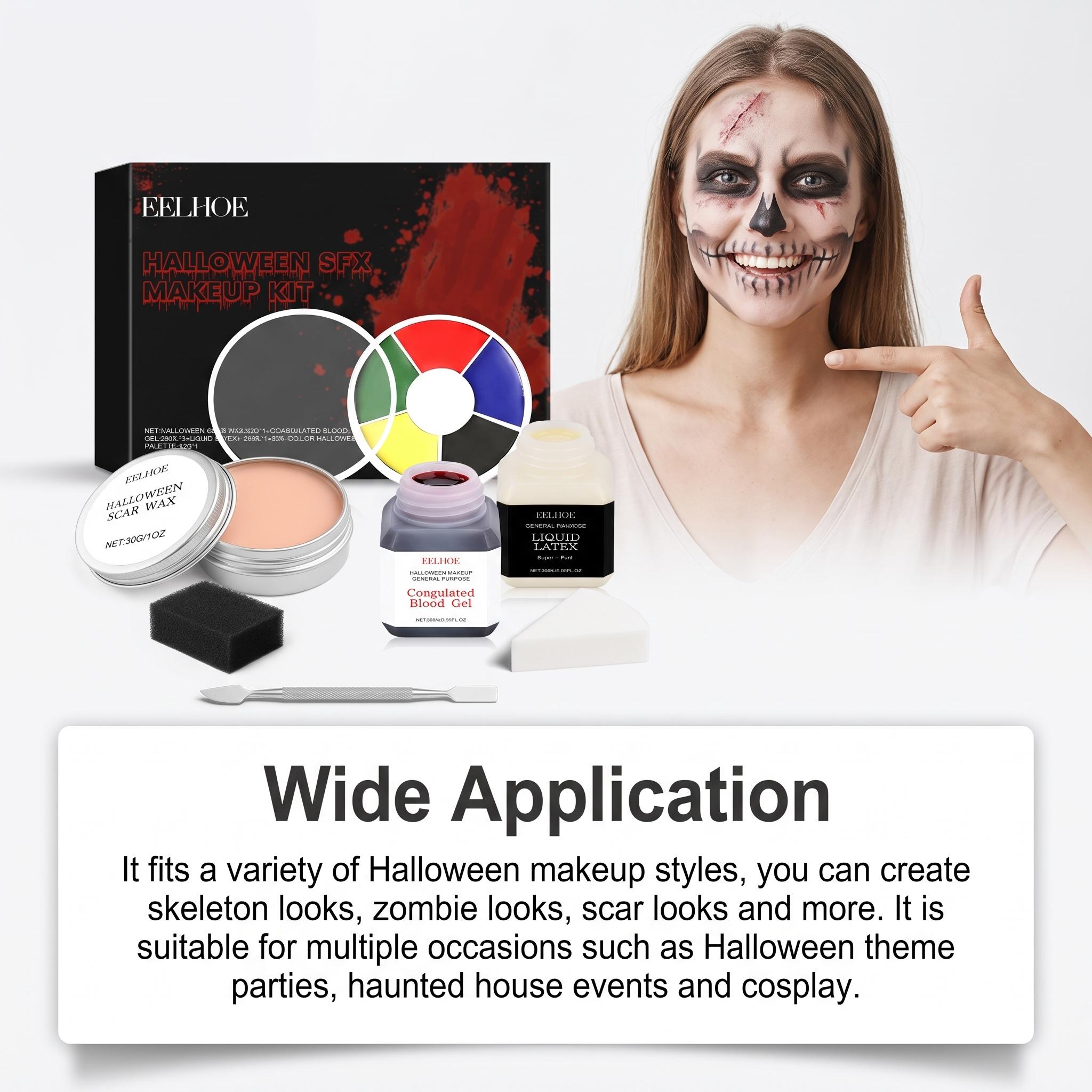 EELHOE Halloween SFX Makeup Ki - đánh giá và giá Body Paint Sfx