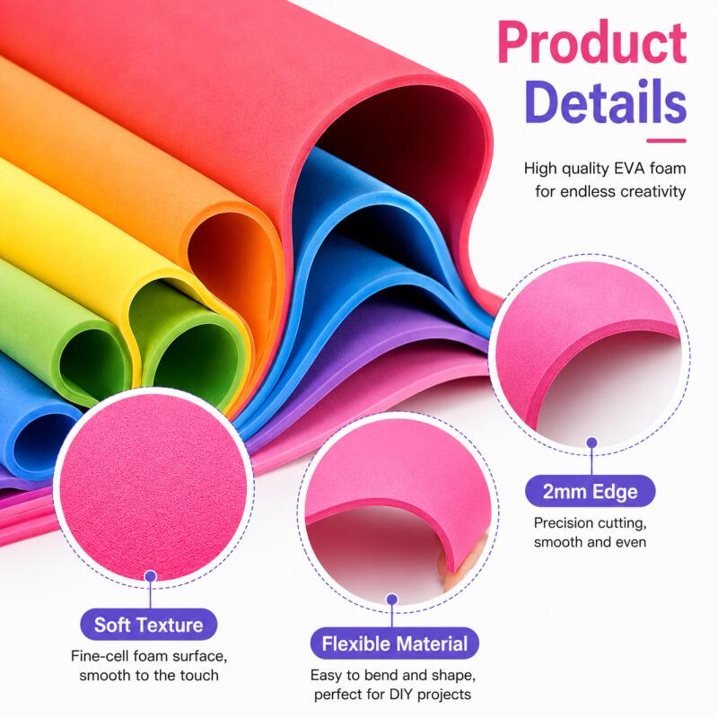 2pcs EVA Foam Sheets, Colorful - đánh giá và giá Cosplay Prop Foam