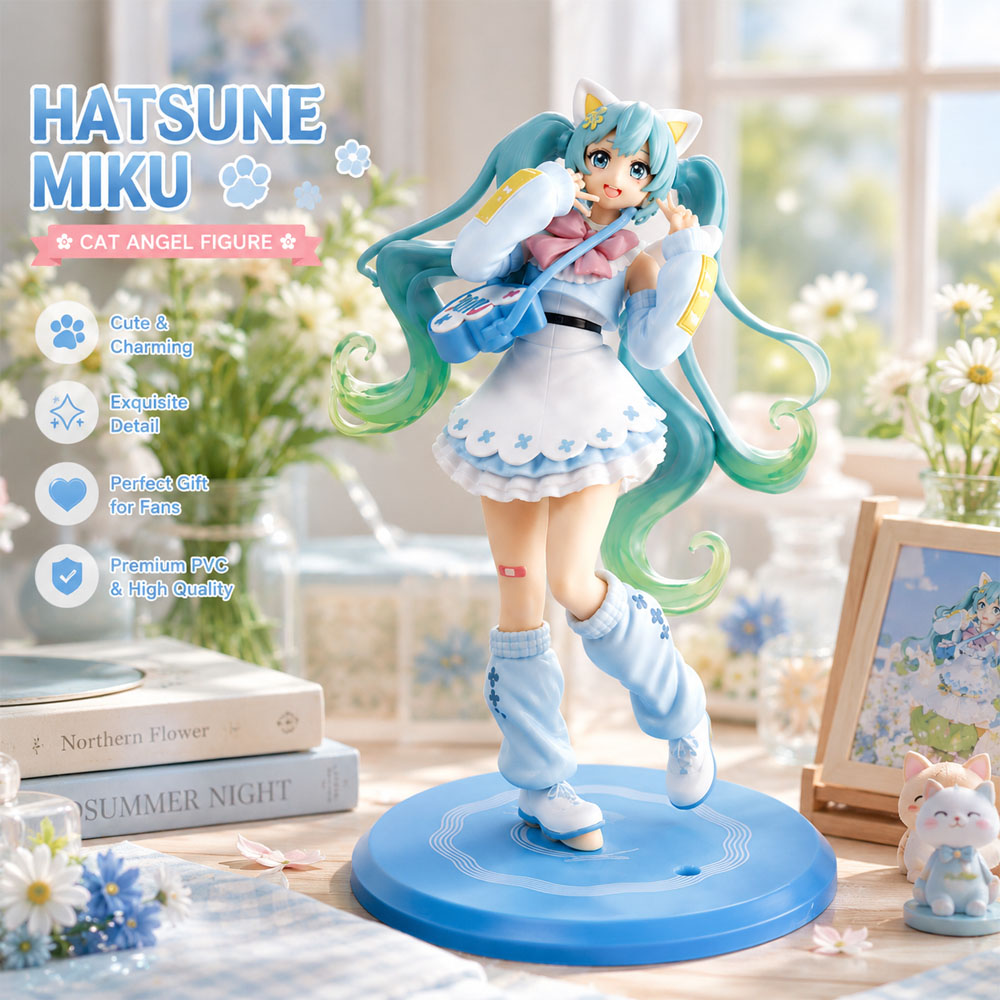 Hatsune Miku Cat Angel Figure  - đánh giá và giá Good Smile Company Pop Up Parade