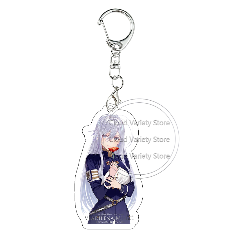 86 Eighty Six Acrylic Keychain - đánh giá và giá Cosplay Prop Diy