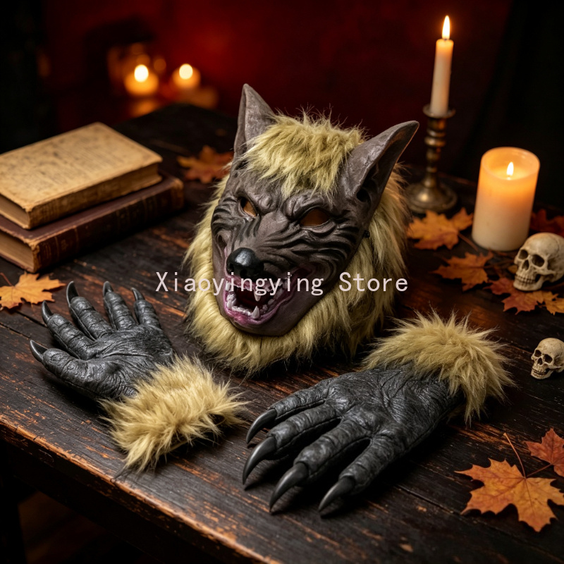 Horror Animal Wolf Mask & Paw  - đánh giá và giá Cosplay Prop Kit