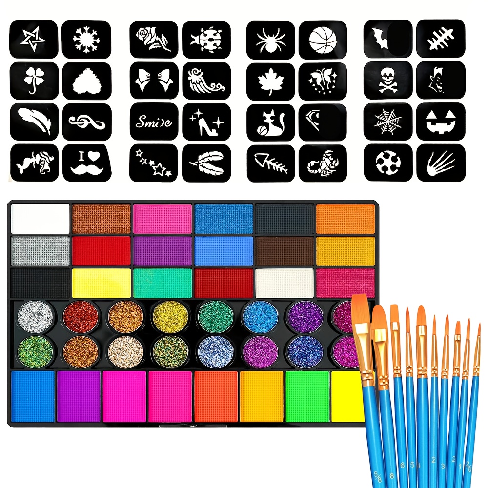 42 Colors Face Body Paint Pale - đánh giá và giá Cosplay Prop Paint