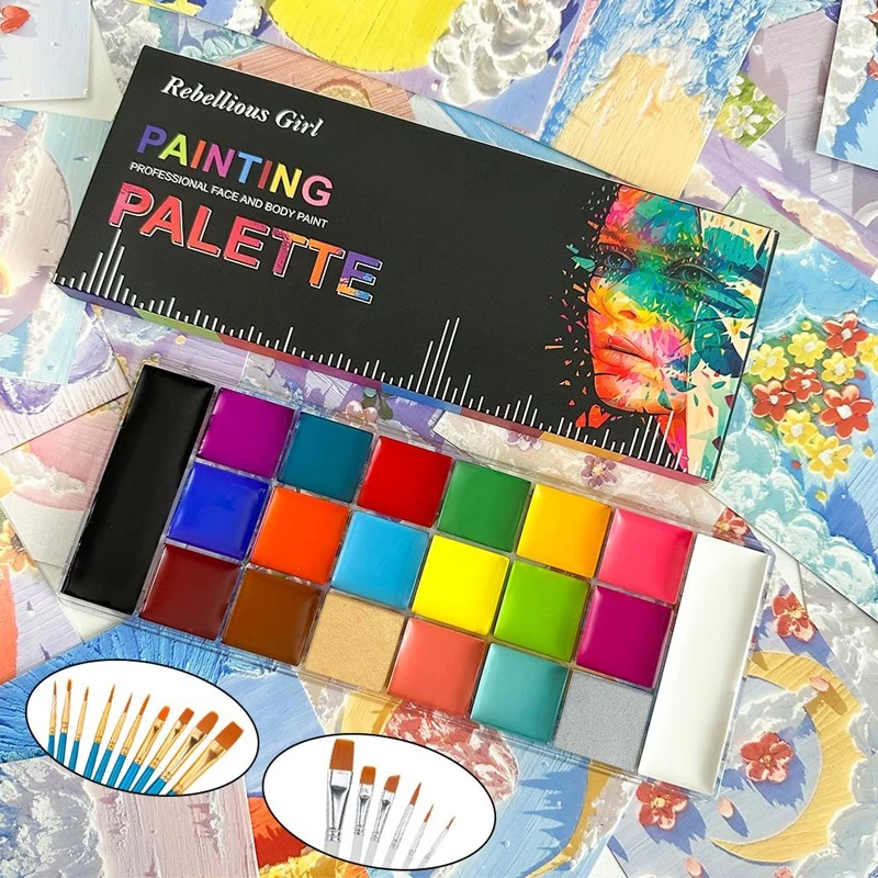 20 Colors Face Body Oil Painti - đánh giá và giá Cosplay Prop Paint