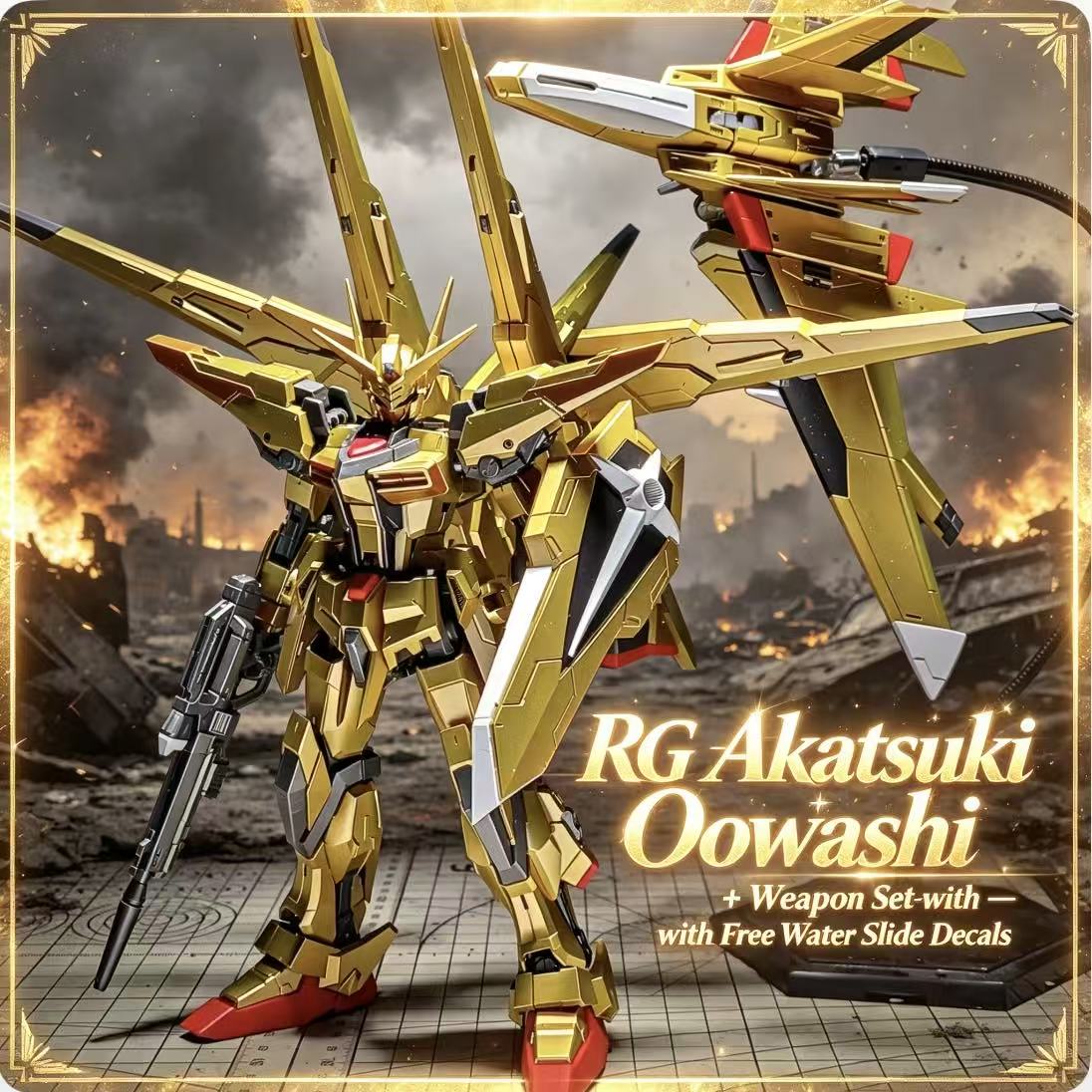 RG41 1/144 ORB-01 Akatsuki Oow - đánh giá và giá Bandai Gundam Rg